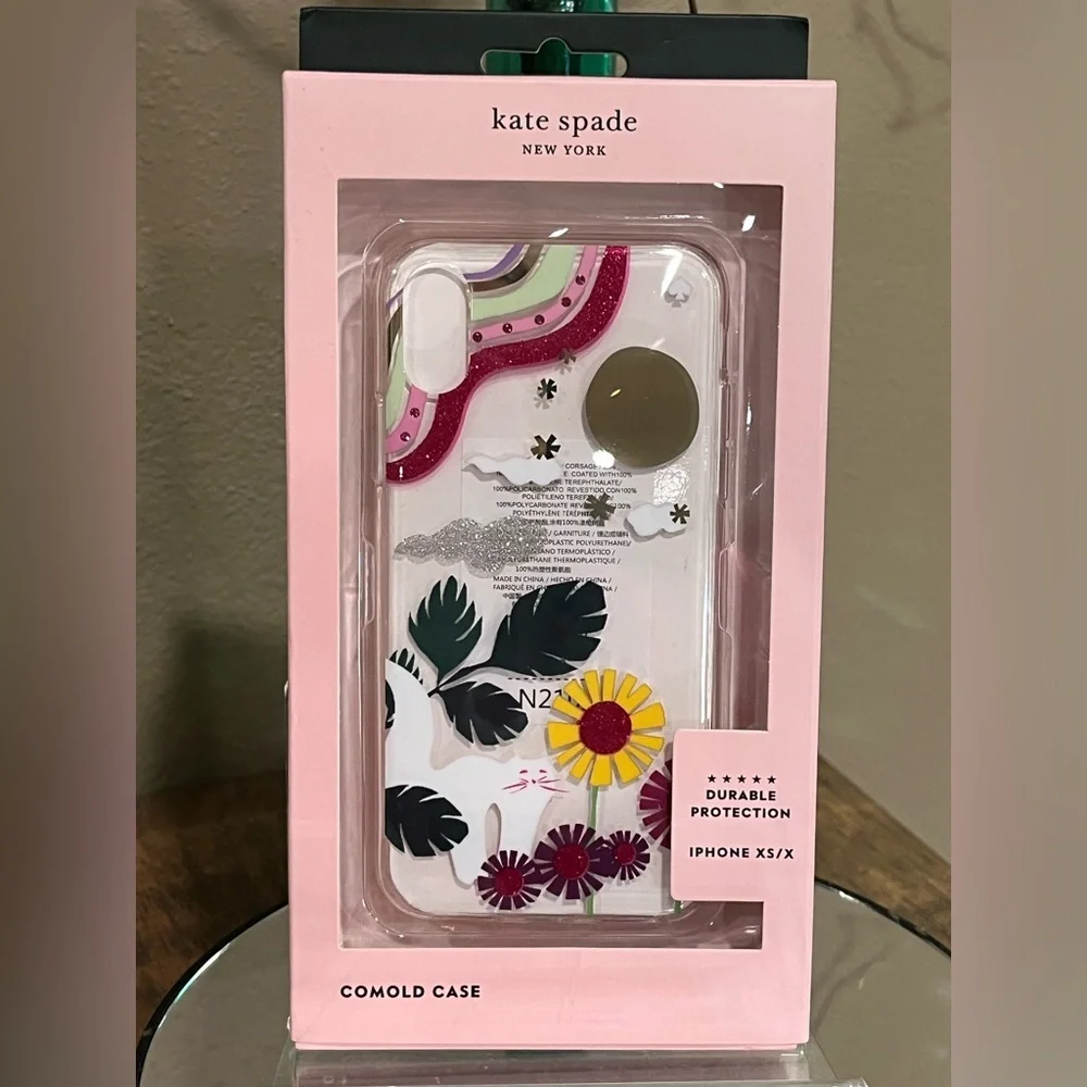 kate spade Glitter Garden Cat iPhone Case for iPhone XS/X, new!